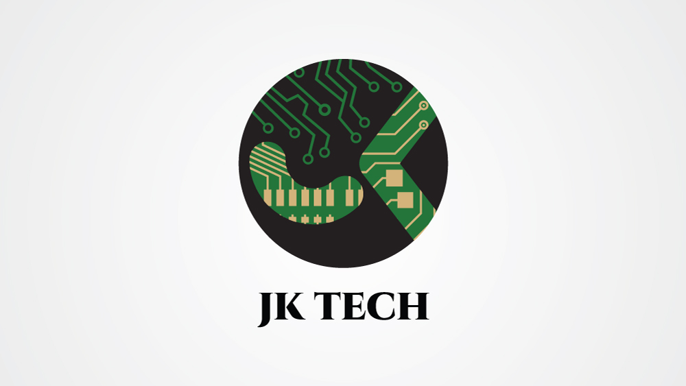 JK Tech: Digital Marketing, ERP Solutions & IT Services JK Tech logo: stylized JK as a green circuit board inside a black circle